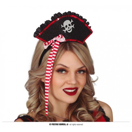 MINIHAT DIADEMA PIRATA